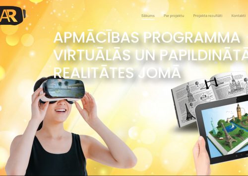 VR/AR projekts “Mācieties un viegli strādājiet virtuālajā un papildinātajā realitātē”